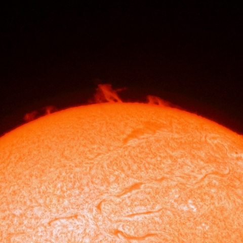 12月1日のプロミネンス