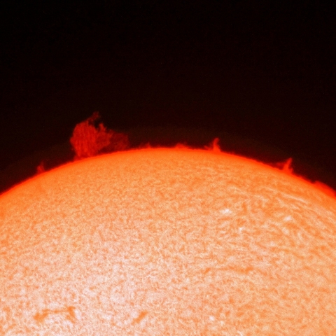 12月6日のプロミネンス