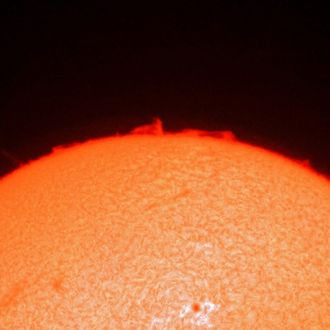 12月7日のプロミネンス