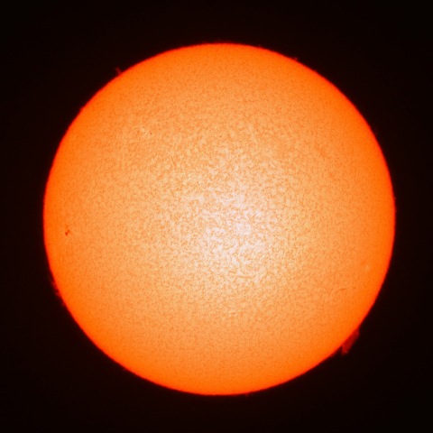 ２月２日の太陽面（Ｈα像）