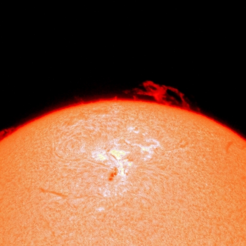 ２月７日のプロミネンス