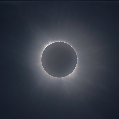 メキシコ皆既日食（コロナ）