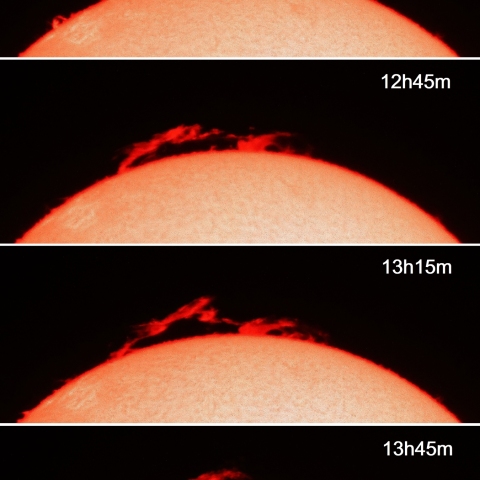 ８月４日のプロミネンス