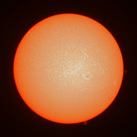 ３月１８日の太陽面（白色光）