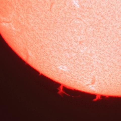 ４月２１日のプロミネンス