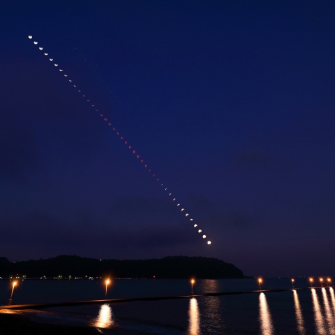 皆既月食シークエンス