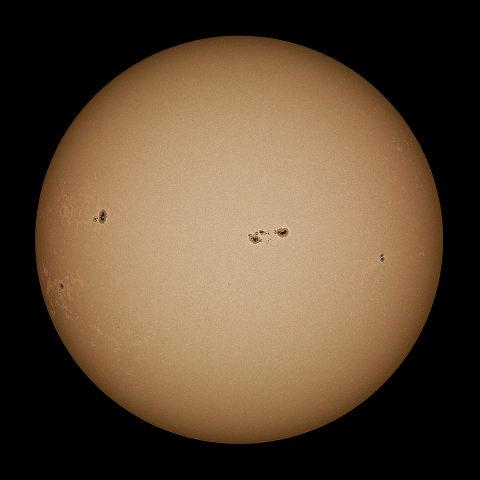 ７月２２日の太陽面（白色光）