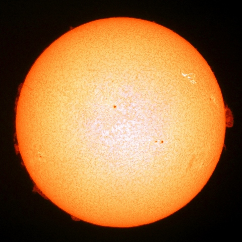 7月25日の太陽Ｈα像