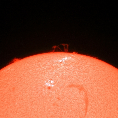 7月28日のプロミネンス