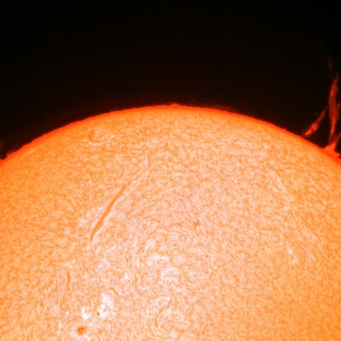 ８月１７日のプロミネンス