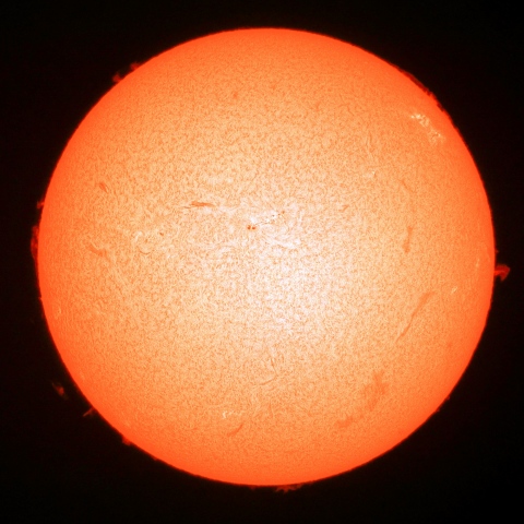 ９月１０日の太陽Ｈα像