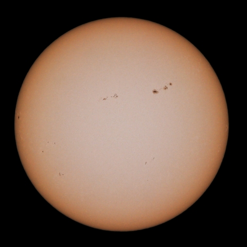 ９月１２日の太陽（白色光）