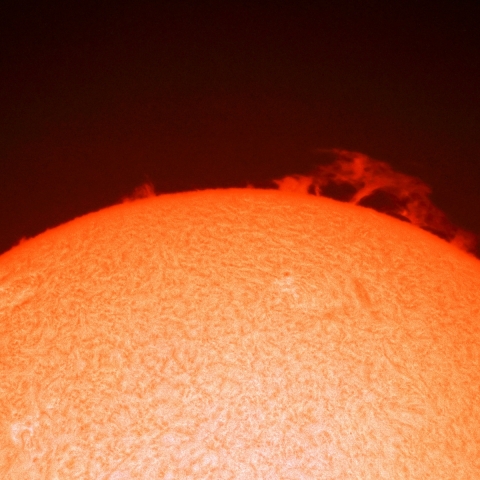 ９月１5日のプロミネンス