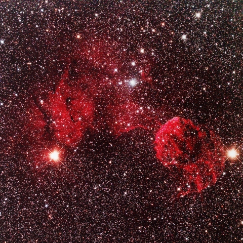 くらげ星雲付近 IC443 IC444