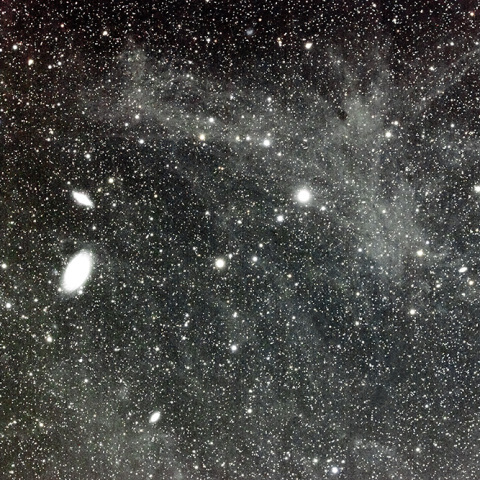 おおぐま座 M81、M82 周辺の分子雲