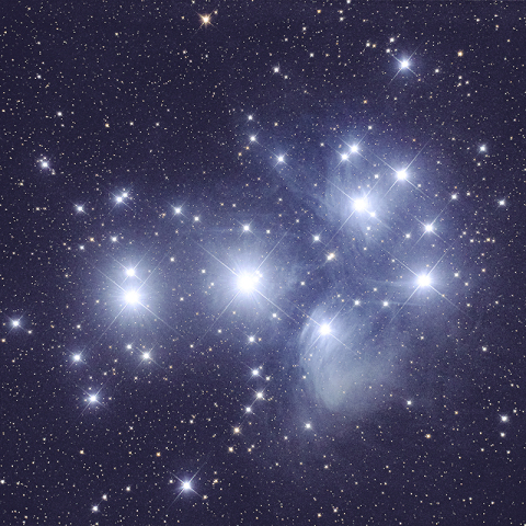 プレアデス星団、M45