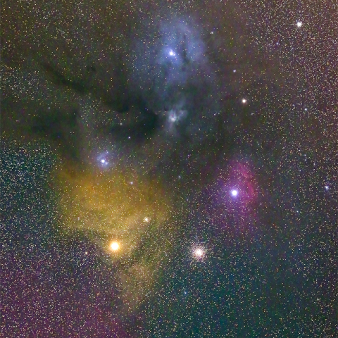 さそり座胸部　アンタレス周辺