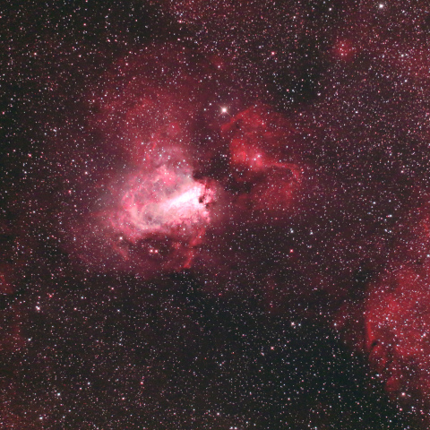 M17 オメガ星雲 (Narrowband)