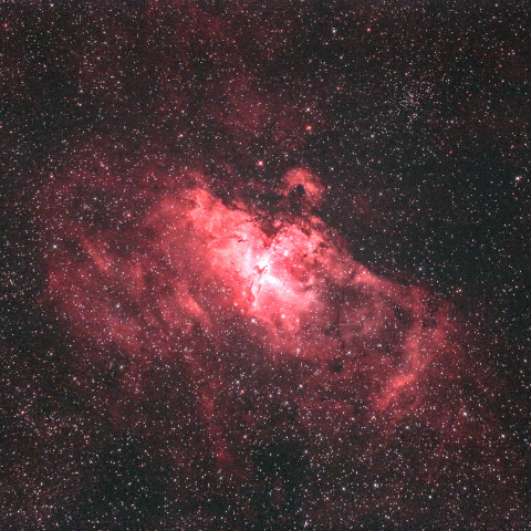 M16 わし星雲（Narrowband f=1000mm）