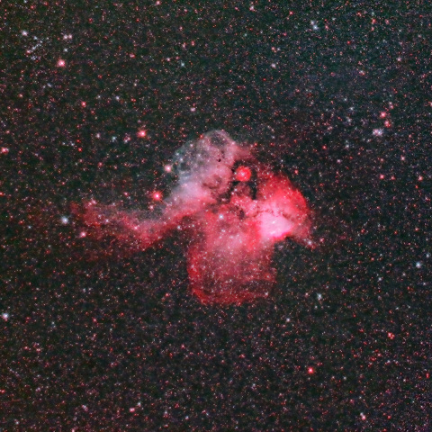 マンドリル星雲（STC Astro Duo-Narrowband Filter）