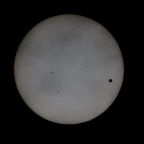 金星の太陽面通過。またね！