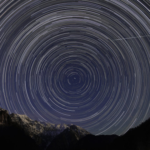 ふたご座流星群 ＆ 笠ヶ岳