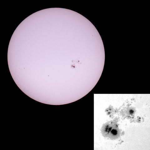 肉眼黒点　2192群