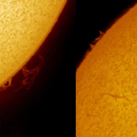 黒点＆プロミネンス