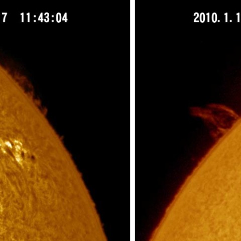 黒点＆プロミネンス
