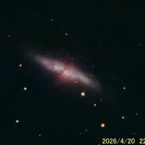 2026/4/20 22:06  M82銀河