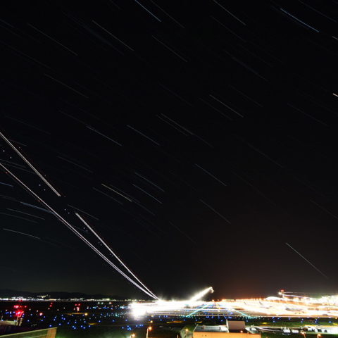 夜の関空