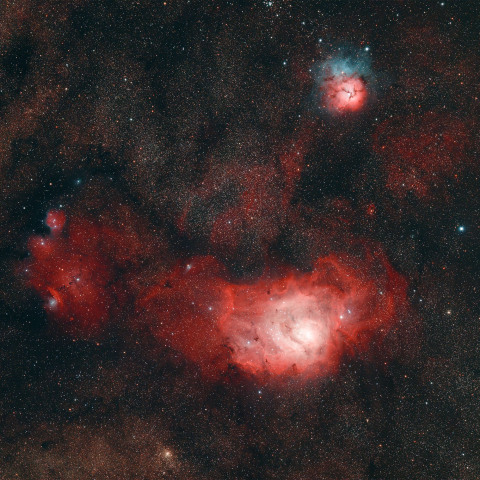 干潟星雲(M8)近傍