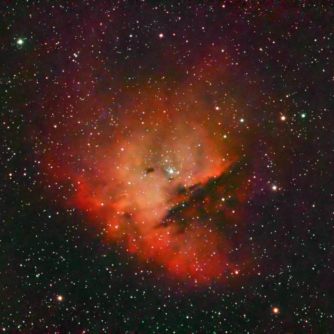 SeestarによるNGC281 パックマン星雲