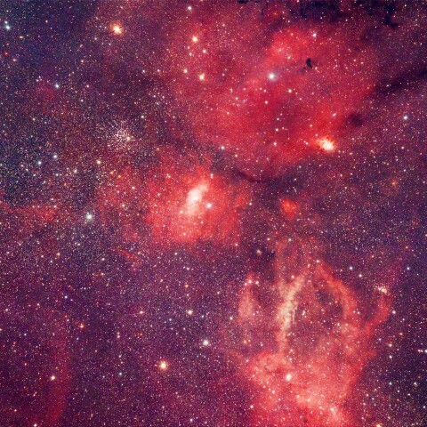 NGC7635バブル星雲周辺