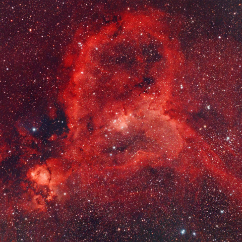 ハート星雲 IC1805