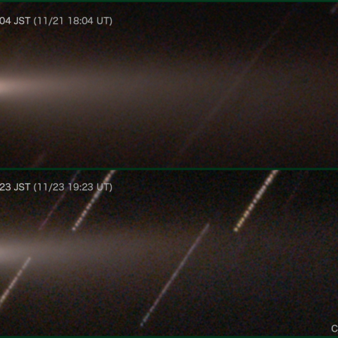 C/2025 K1 B核の消失 11/21〜11/23比較