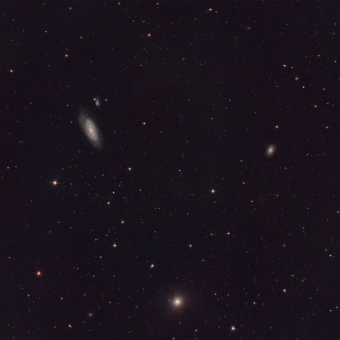 M90、M89、NGC4531の三角形