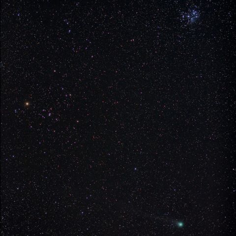 おうし座をいくラブジョイ彗星