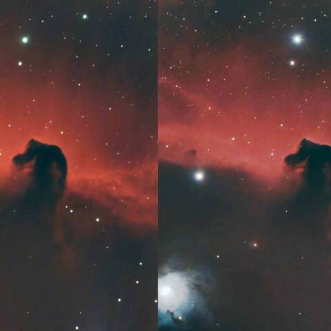 IC434 馬頭星雲 オリオン座