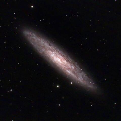 NGC253 渦巻銀河 ちょうこくしつ座