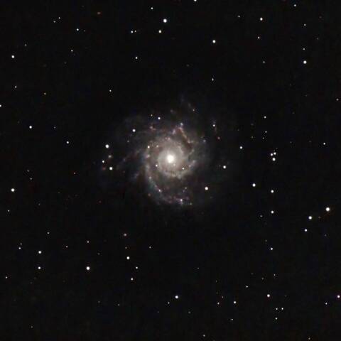 M74 渦巻銀河 うお座