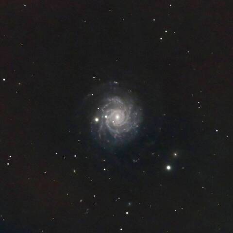 NGC3344 渦巻銀河 こじし座