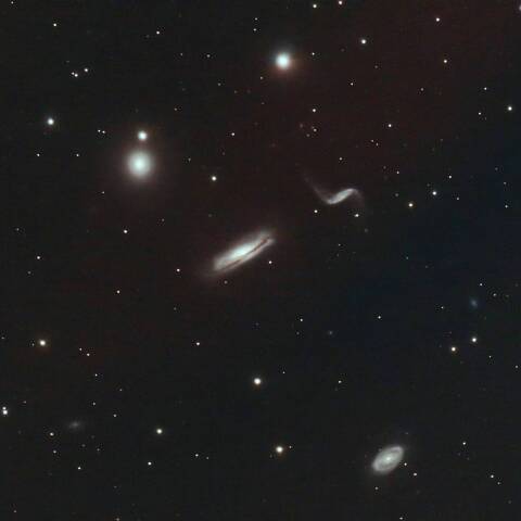 HCG44 しし座4重銀河 しし座