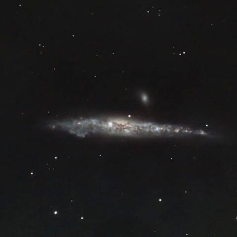 NGC4631 くじら銀河 りょうけん座