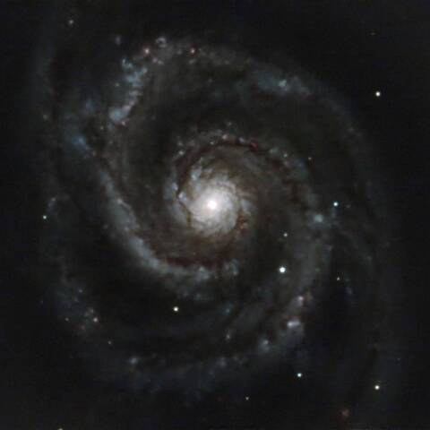 M51 渦巻銀河 りょうけん座