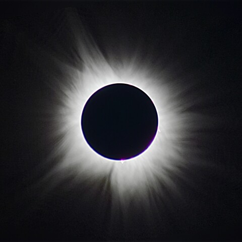 皆既日食コロナ (2024/4/8) テキサス州