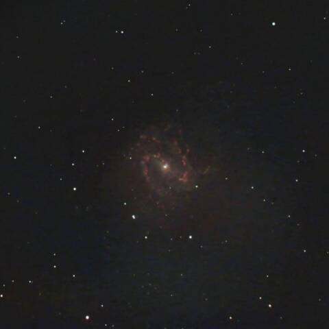 M83 棒渦巻銀河 南の回転花火銀河 うみへび座