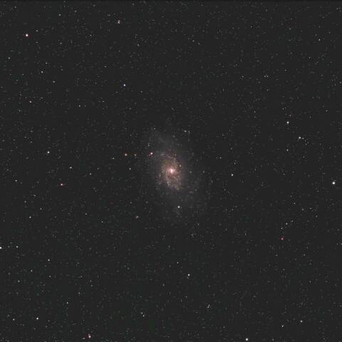 M33 渦巻銀河 さんかく座