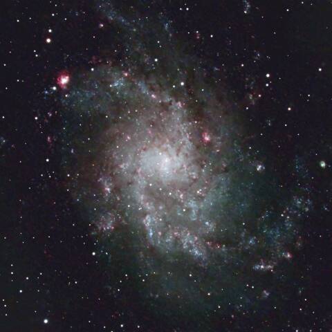 M33 渦巻銀河 さんかく座