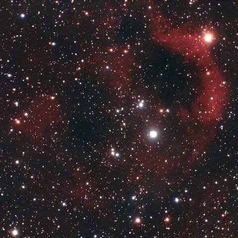 Sh2-173 オペラ座の怪人星雲 カシオペア座